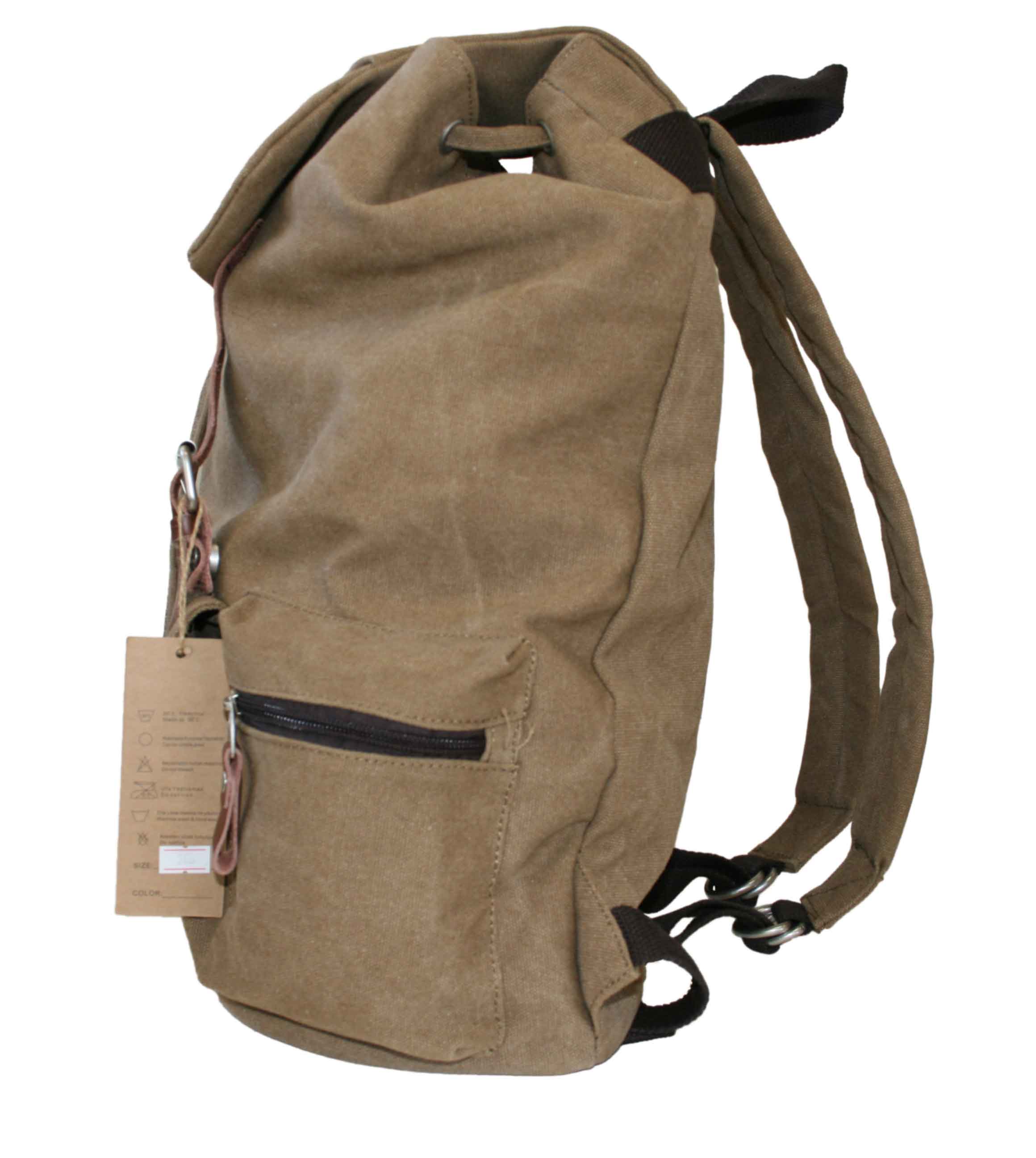 Backpack - Cotton Canvas - Two buckles — Zepter Sports USA